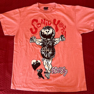 Sonic Youth Pumpkin Pink Evol heart grunge modern retro vintage 90s style shirt